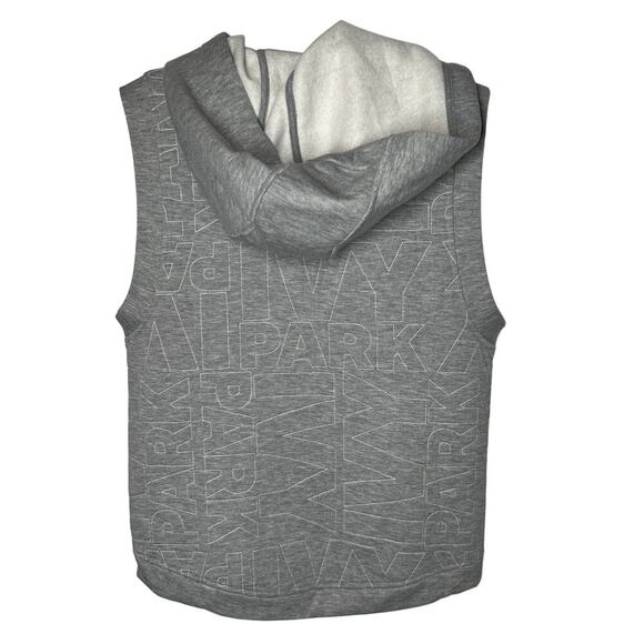 Ivy Park Hooded Quilted Logo Sweatshirt Vest Size XS - Picture 4 of 8